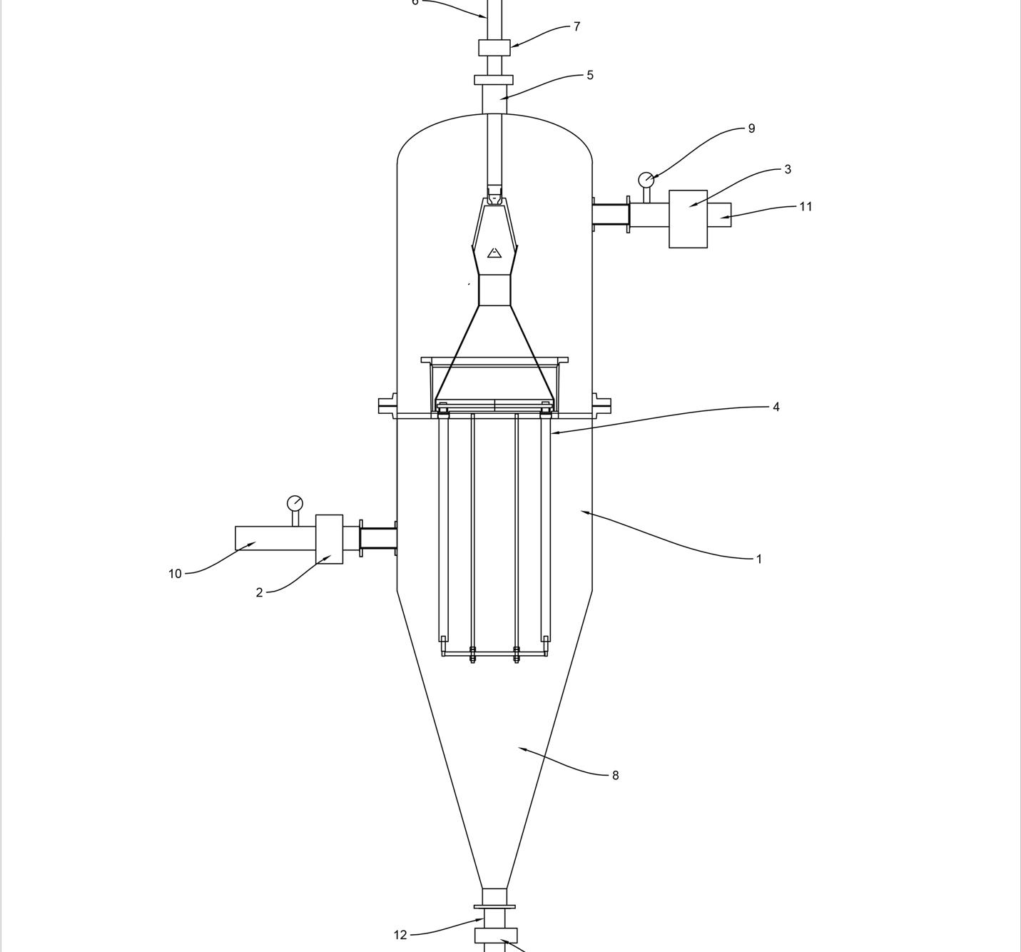 適用於高溫高壓（yā）條件（jiàn）下的幹法（fǎ）除塵設備（bèi）
